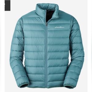 Eddie Bauer Men’s CirrusLite Spring Down Jacket Size 2XL Full Zip-up mock neck